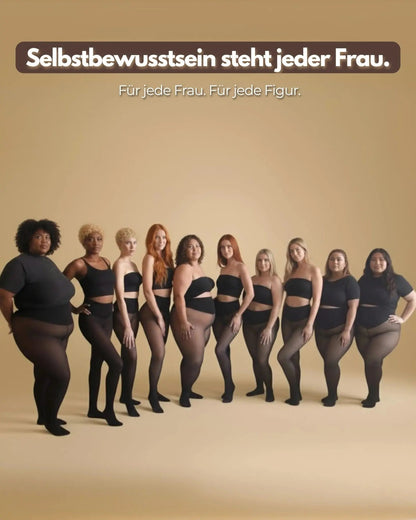 Fleecegefütterte Strumpfhose – warm & formend